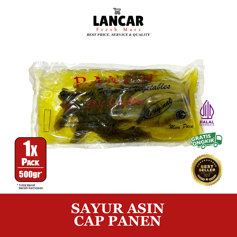 

SAYUR ASIN CAP PANEN 500GR / PANEN SAYUR ASIN 500GR