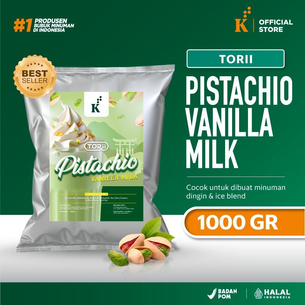 

Bubuk Minuman "Pistachio" TORII JAPAN SERIES 1000gr Powder Drink - Kedai Bubuk Javaland
