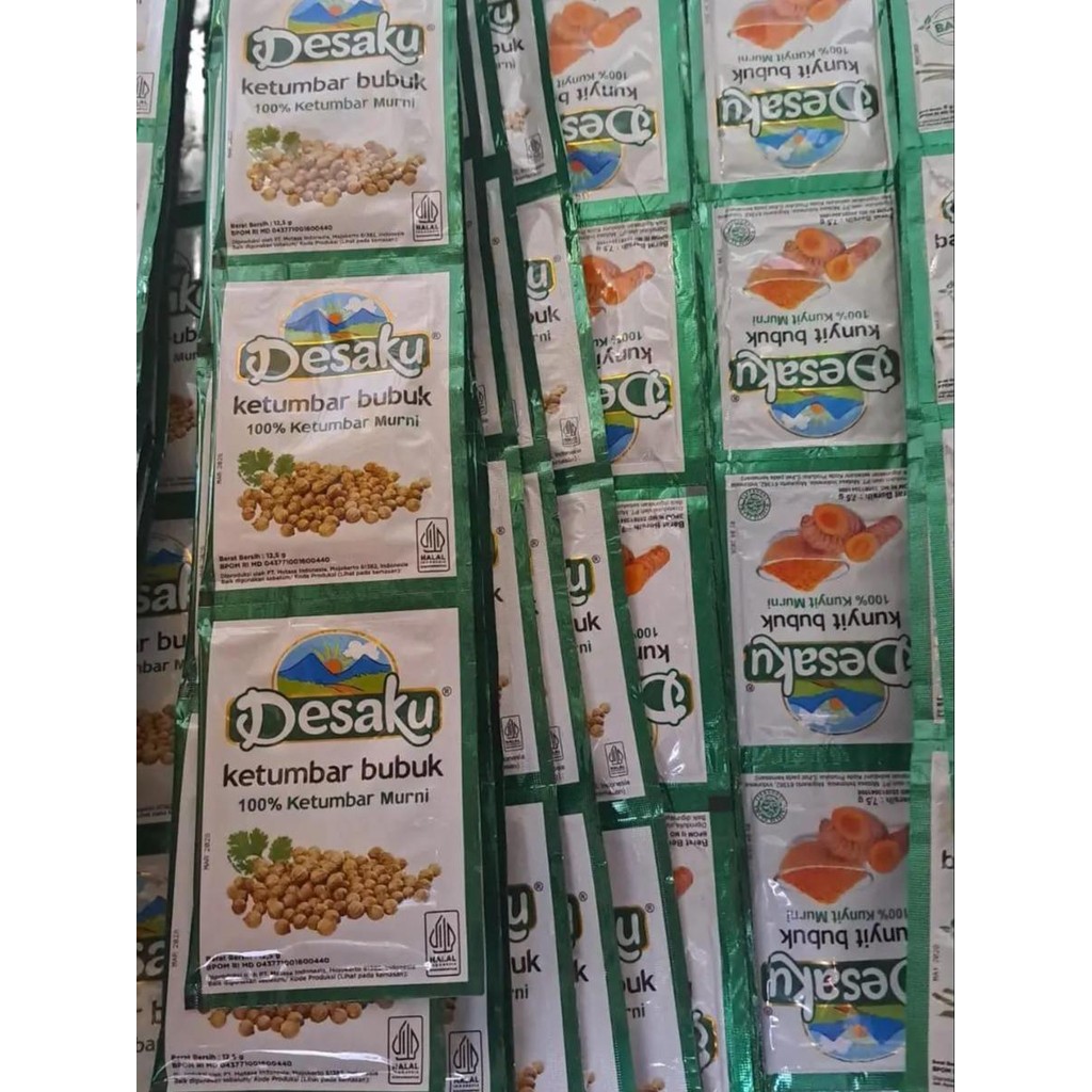 

Desaku Ketumbar Bubuk & Kunyit Bubuk Per Sachet