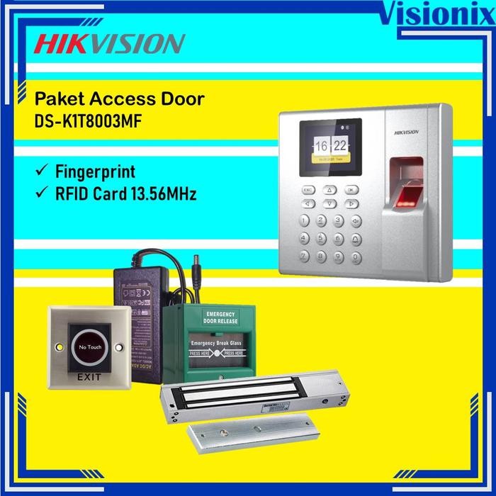 

Paket Access Door Hikvision DS-K1T8003MF Fingerprint Access Control