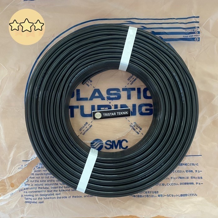 SMC 6mm x 4MM Selang Angin Dental PU HITAM TU0604B 6x4 MM 6X4MM 6*4MM