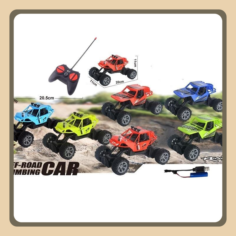 SYARIAH TOYS  MAINAN RC MONSTER TRUCK REMOTE BIGFOOT CRAWLER XLIMBING XCROSS