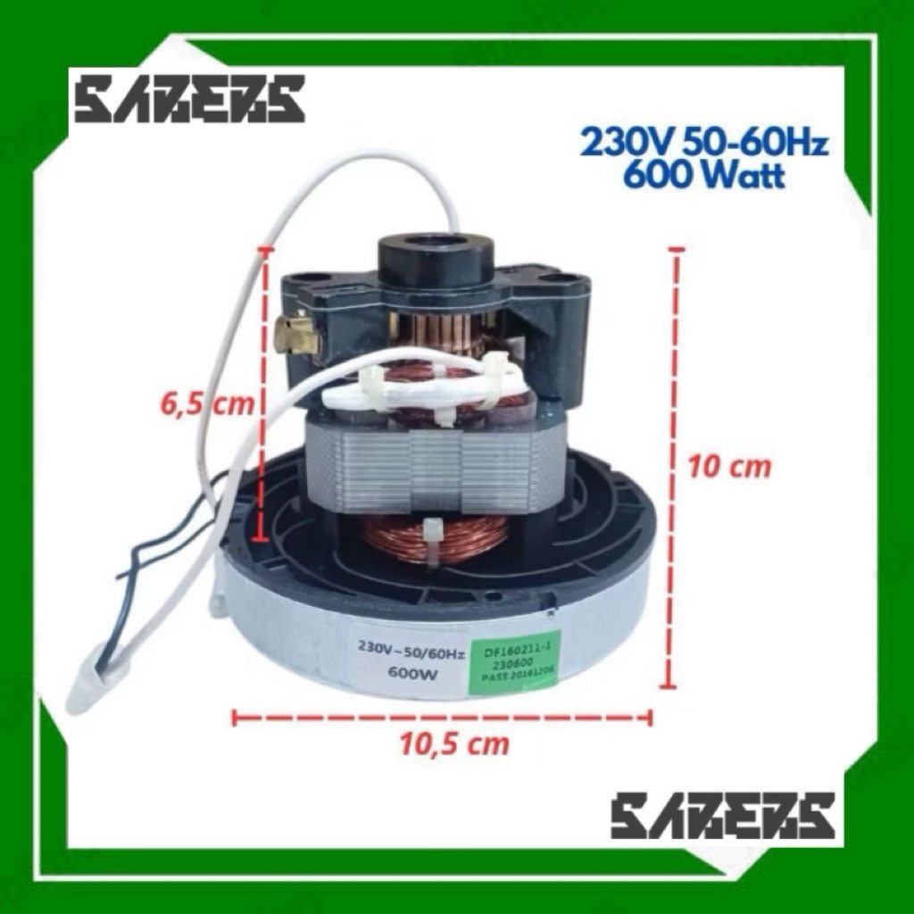 DINAMO VACUM 220-240 VOLT -50 60 HZ DINAMO VACUUM 500 - 600 WATT DINAMO