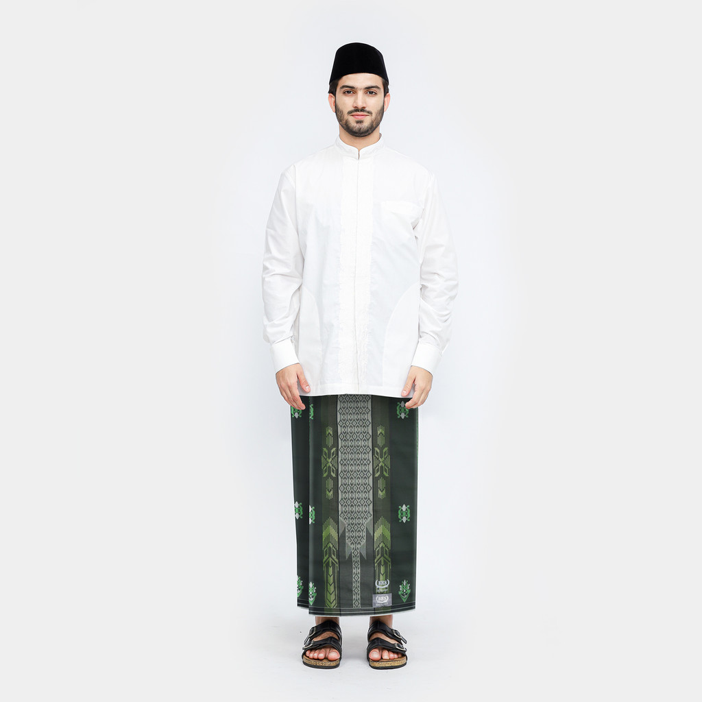 Sarung BHS Excellent Silver Motif E57 JGH Olive Tua
