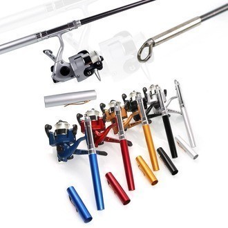Satu Set joran pen Mini / Alat Pancing Pulpen