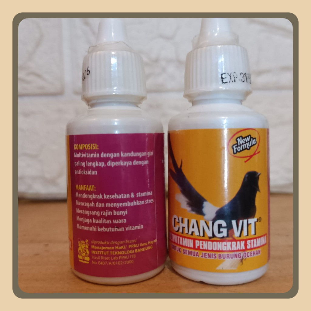 VITAMIN CHANG VIT MURAI BATU CHANGVIT MURAI MULTIVITAMIN PENDONGKRAK STAMINA BURUNG KICAU