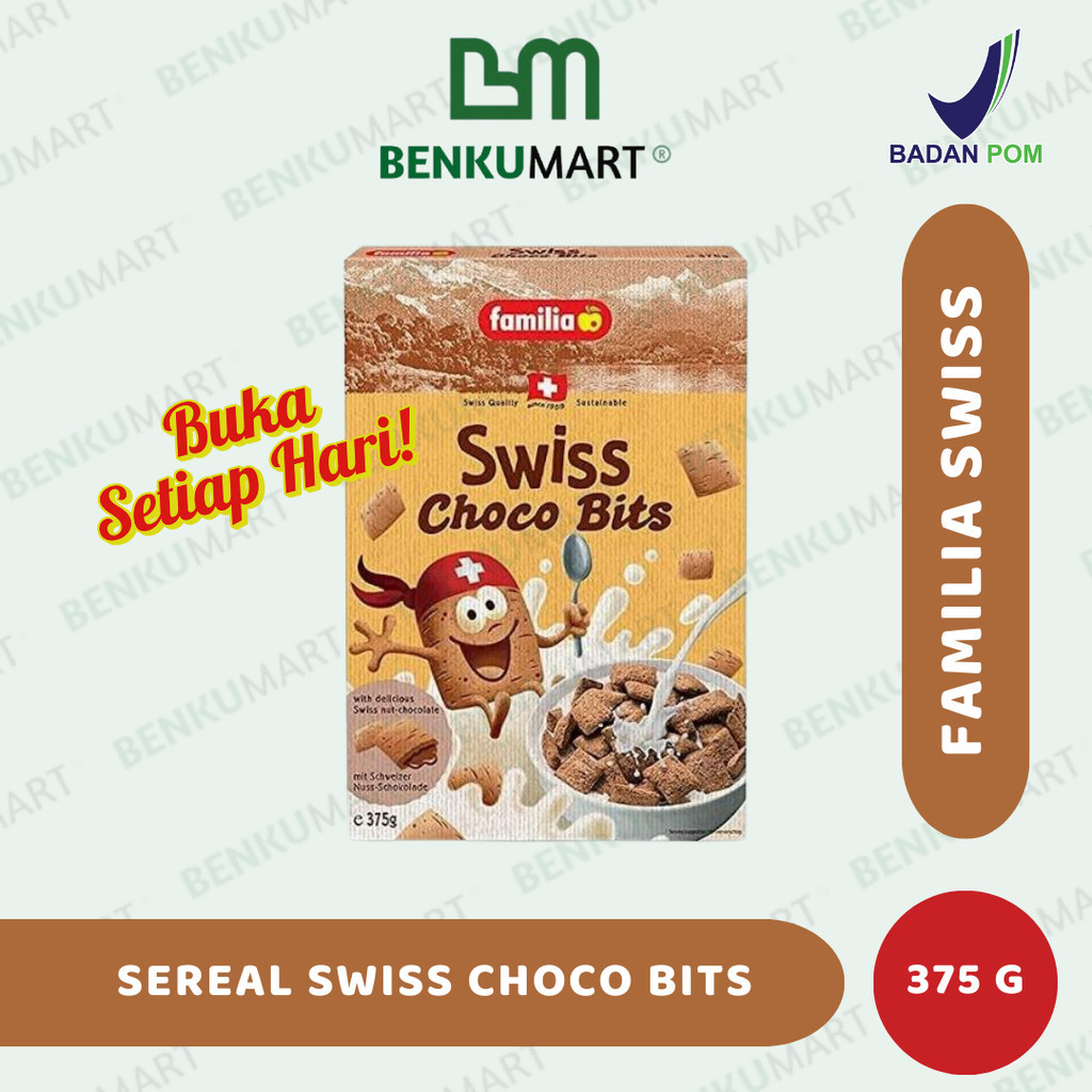 

Familia Swiss Choco Bits Cereal (375 Gram) Sereal IMPORT SWISS