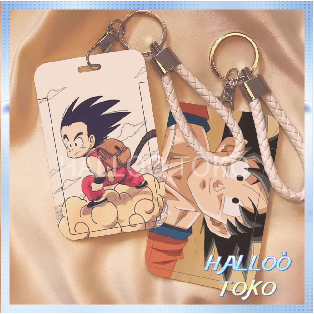 

ID CARD HOLDER MOTIF KAWAII TEMPAT KARTU PHOTOCARD PHOTO CARD Pelindung + Tali, Goku kecil yang lucu