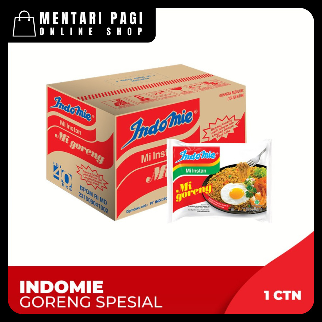 

Indomie Goreng Spesial - 1 Dus 40 Pcs
