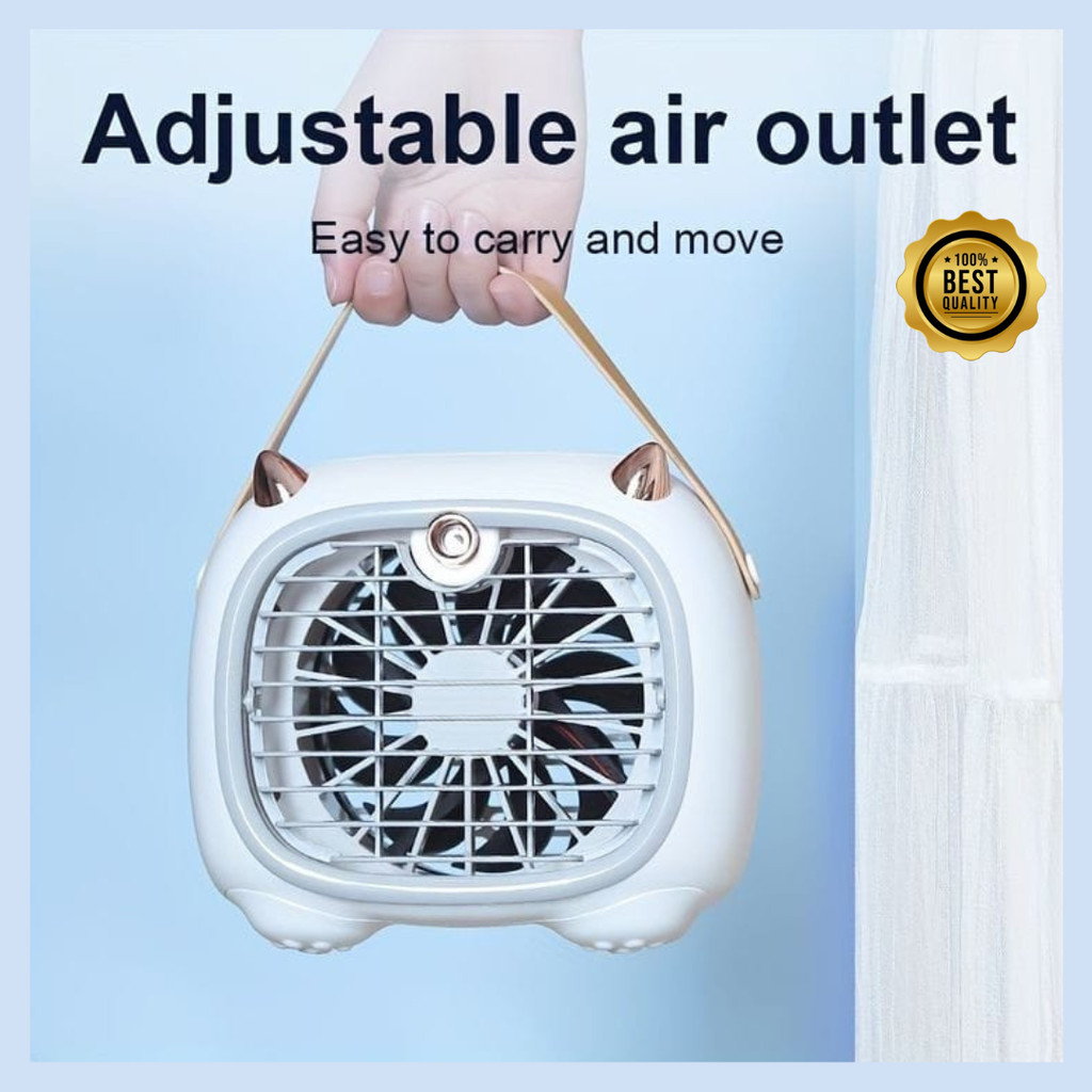 [Araru] Kipas Angin Face Mist Monster Kecil / Kipas Pelembab Semportan / Kipas Angin Isi Ulang Air