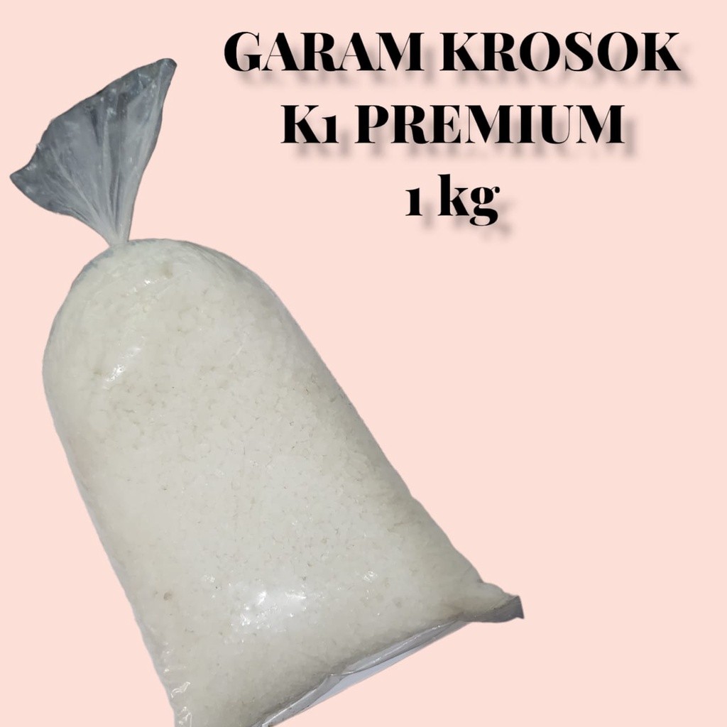 

1 KG garam krosok madura kualitas premium/ garam ikan / garam industri / GARAM NON YODIUM