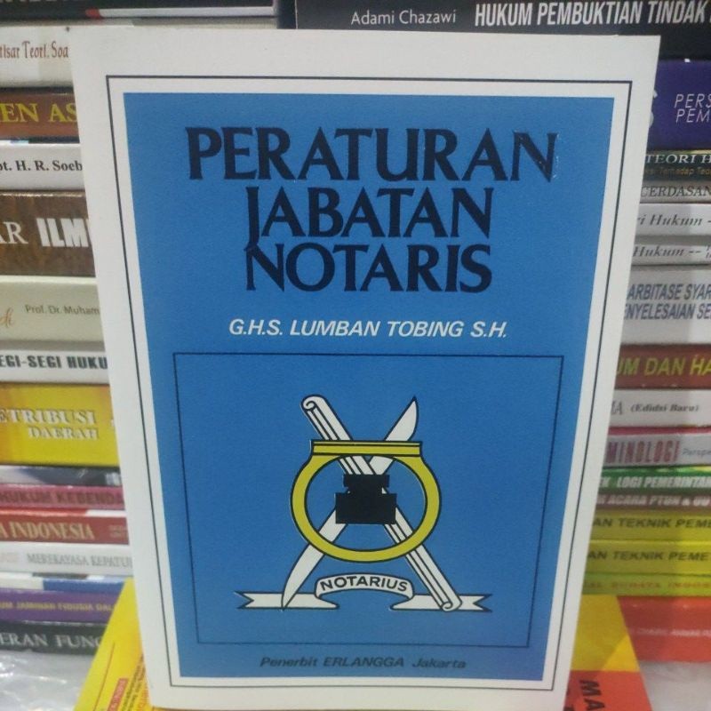 

peraturan jabatan notaris by GHS Lumban Tobing