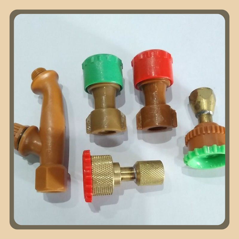 Spuyer drat 10mm Tangki sprayer PB16 Malaysia /Sambungan bengkok cabang Twin Elbow Nozzle nosel noze