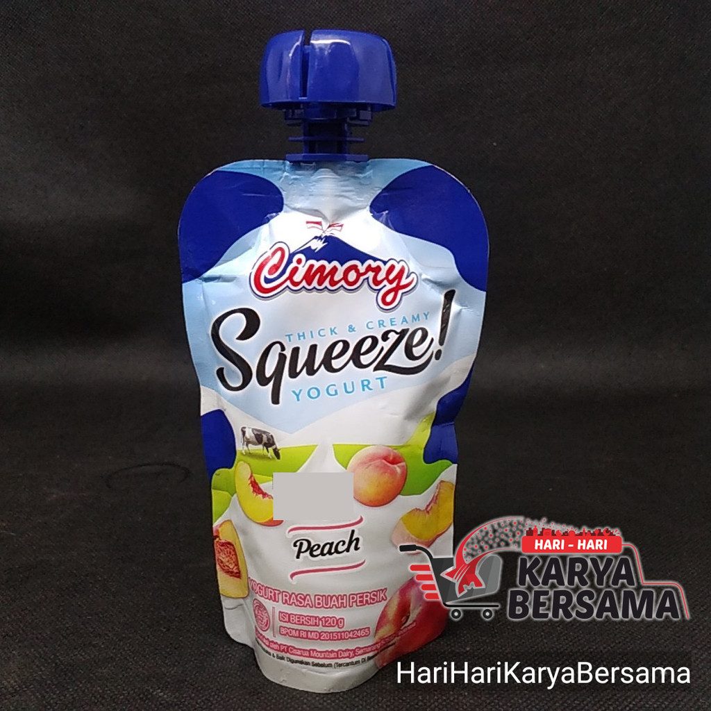 

CIMORY SQUEEZE YOGURT PEACH 120GR