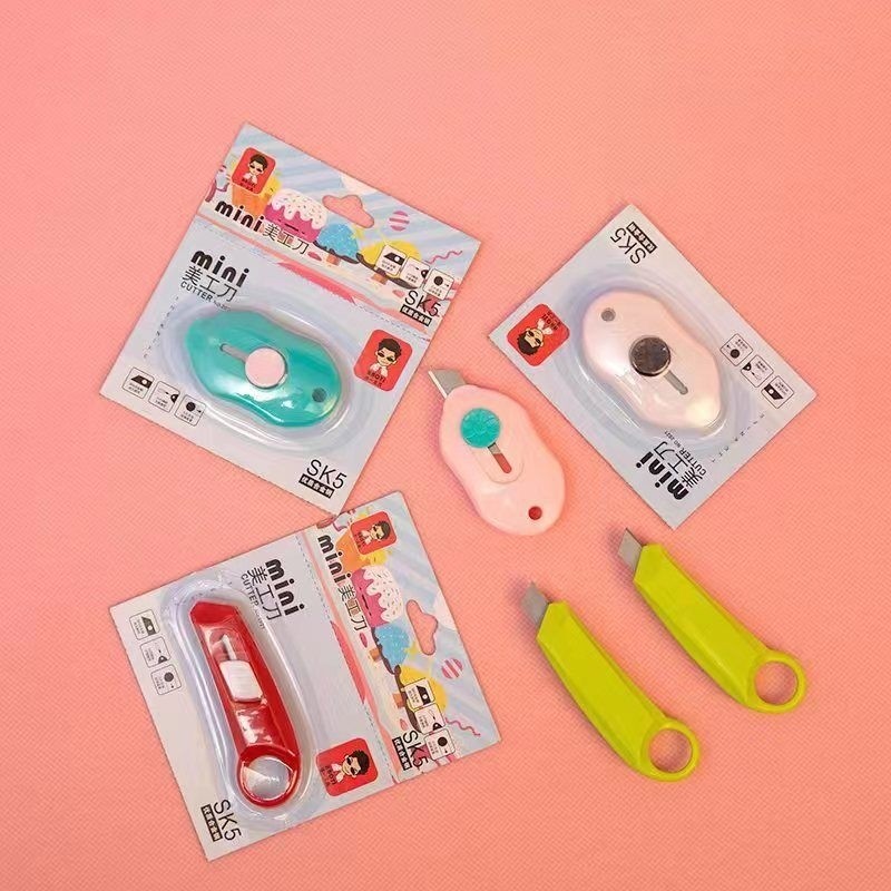 

(Joyhope) ST7555 Cutter Mini Kater Pisau Pemotong Kertas Cutter Portable Per 1 Buah