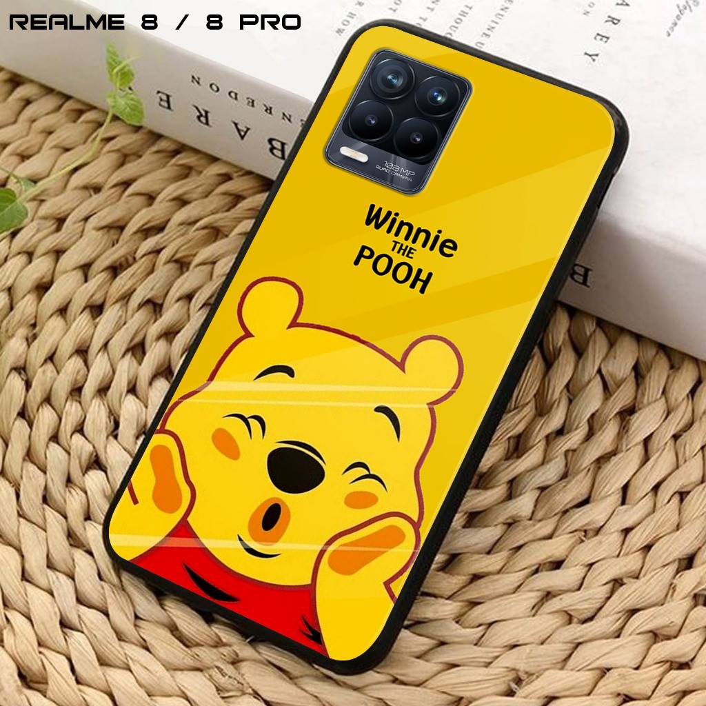 Softcase kaca REALME 8 / REALME 8 PRO - Casing Hp Realme 8 / Realme 8 PRO ( KARTUN ) Softcase kaca 2