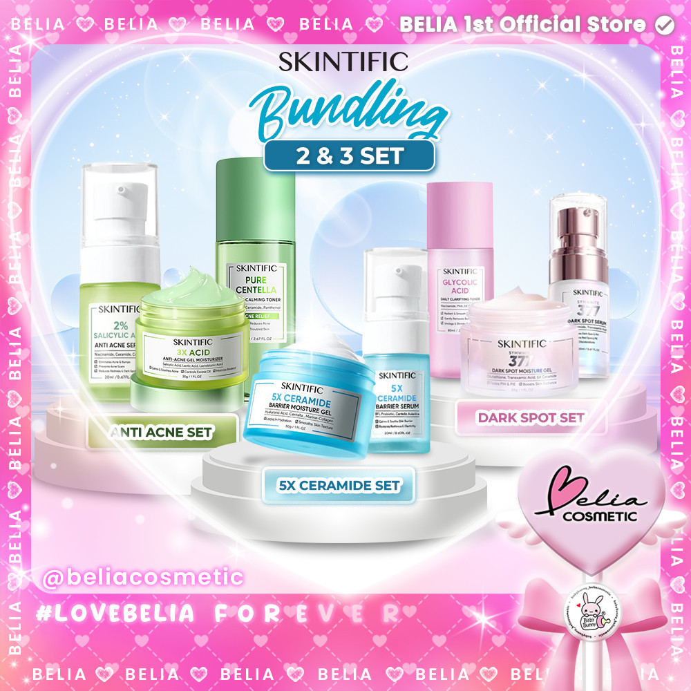RAF  SKINTIFIC Bundling Series | Paket Kecantikan Skintific Skincare Set
