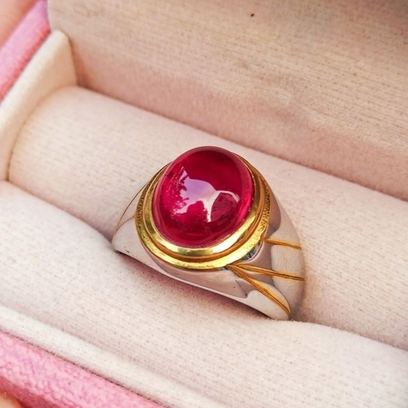 Cincin Batu Merah Siam Bangkok