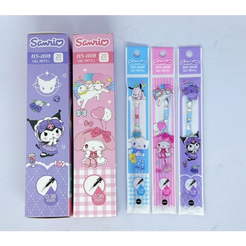 

(GAT) ISI Pulpen Gel / Refill Pulpen Gel / Isi Ulang Pen GPR / Refil Tinta Pulpen Gen Karakter sanRio bt21 doraemon