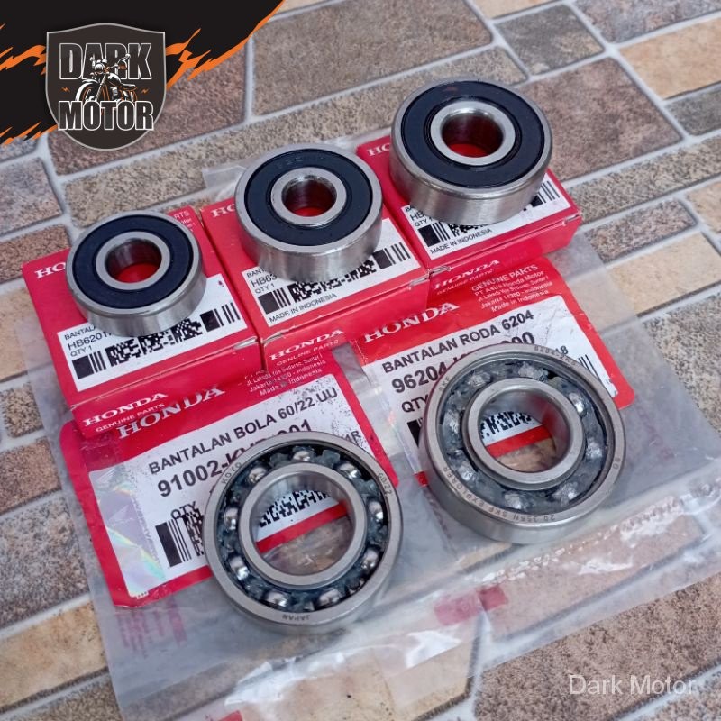Laher Bearing gearbox Bearing rasio set vario beat all scoopy spacy genio street deluxe
