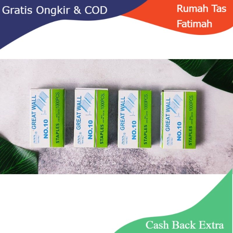 

Promo (ECER) ISI STAPLES GREAT WALL NO. 10 By Rumah Tas Fatimah