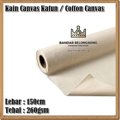 ✨NEW✨ -Kain Kanvas Katun Kasar Tebal / Kain Canvas Natural / Kanvas Totebag- 1.2.23