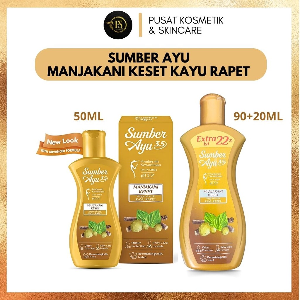 Sumber Ayu Feminine Manjakani Keset Dengan Extrak Kayu Rapet Series - Pembersih Kewanitaan Daun Siri