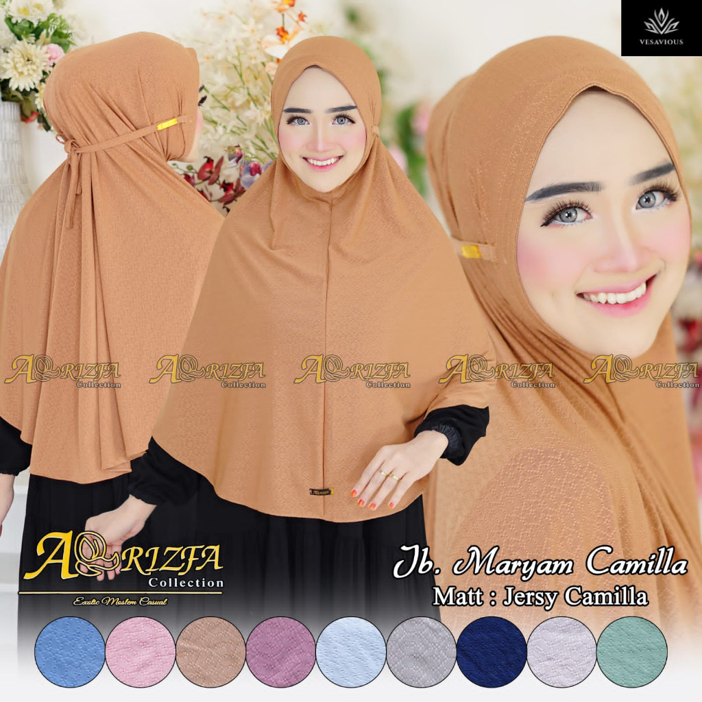HIJAB INSTAN NON PET TALI JUMBO BY ARRIZFA COLLECTION - JB MARYAM