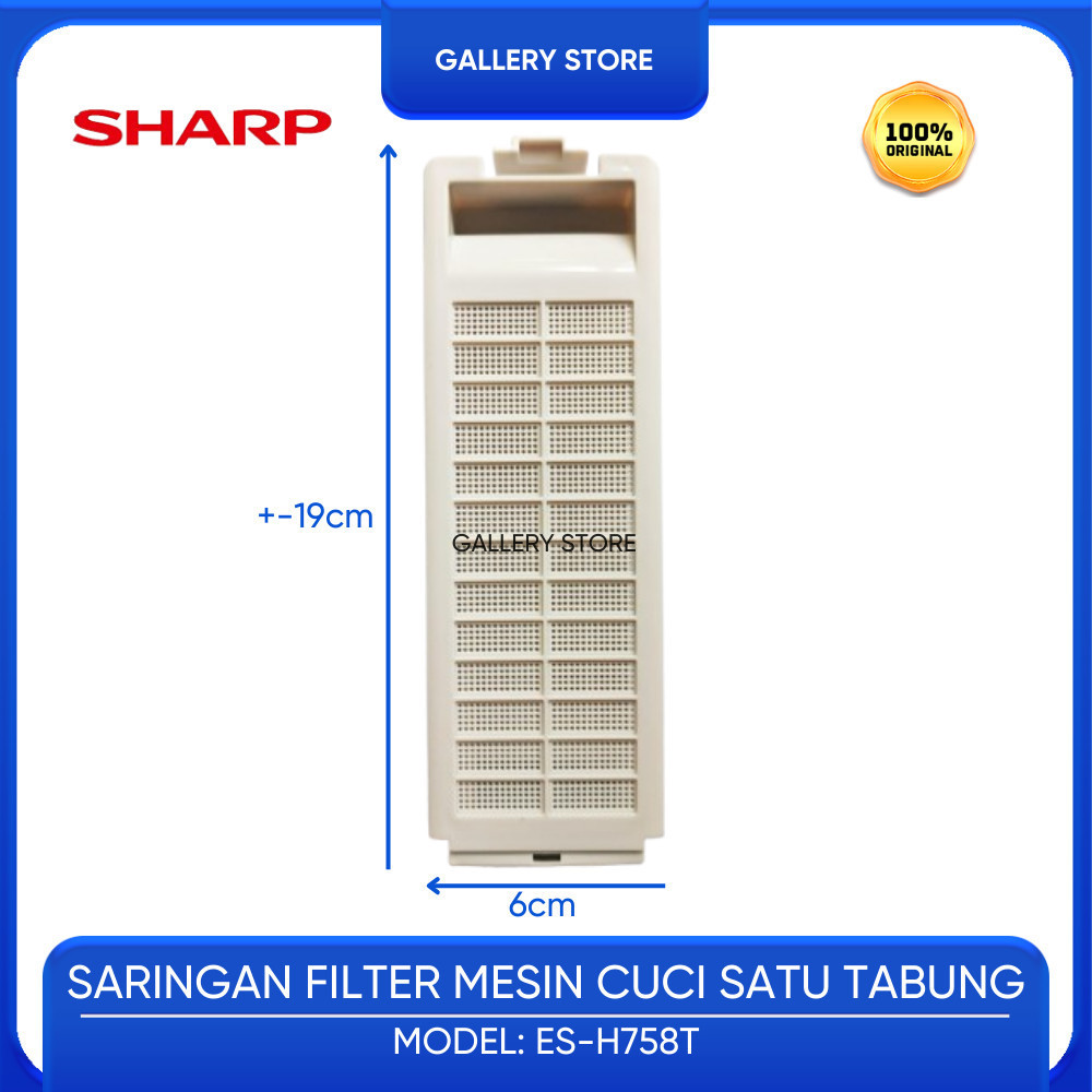SARINGAN FILTER KOTORAN MESIN CUCI 1 TABUNG SHARP ES-H758 ES H758T