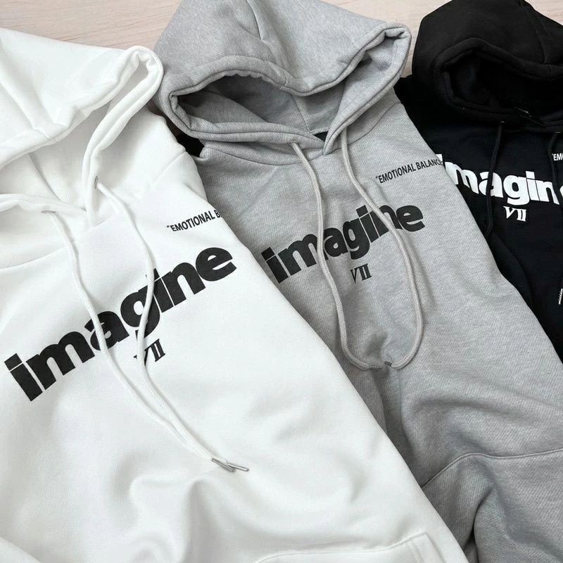 IMAGINE VII • Jaket Sweater Hoodie Sablon Original Pria Wanita High Quality