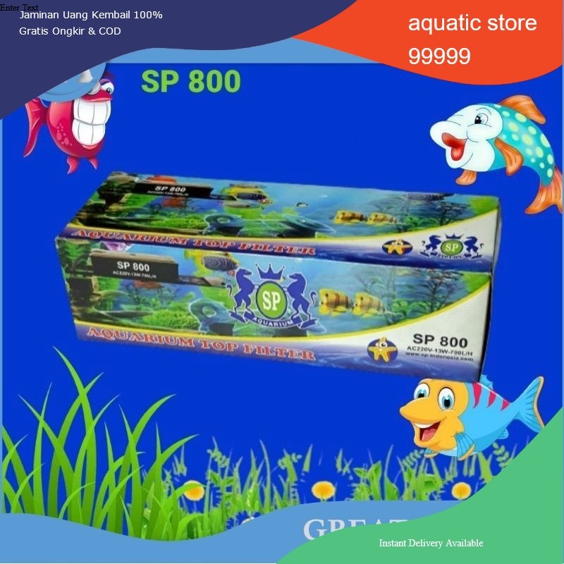 TOP FILTER AQUARIUM FULL SET SP 800