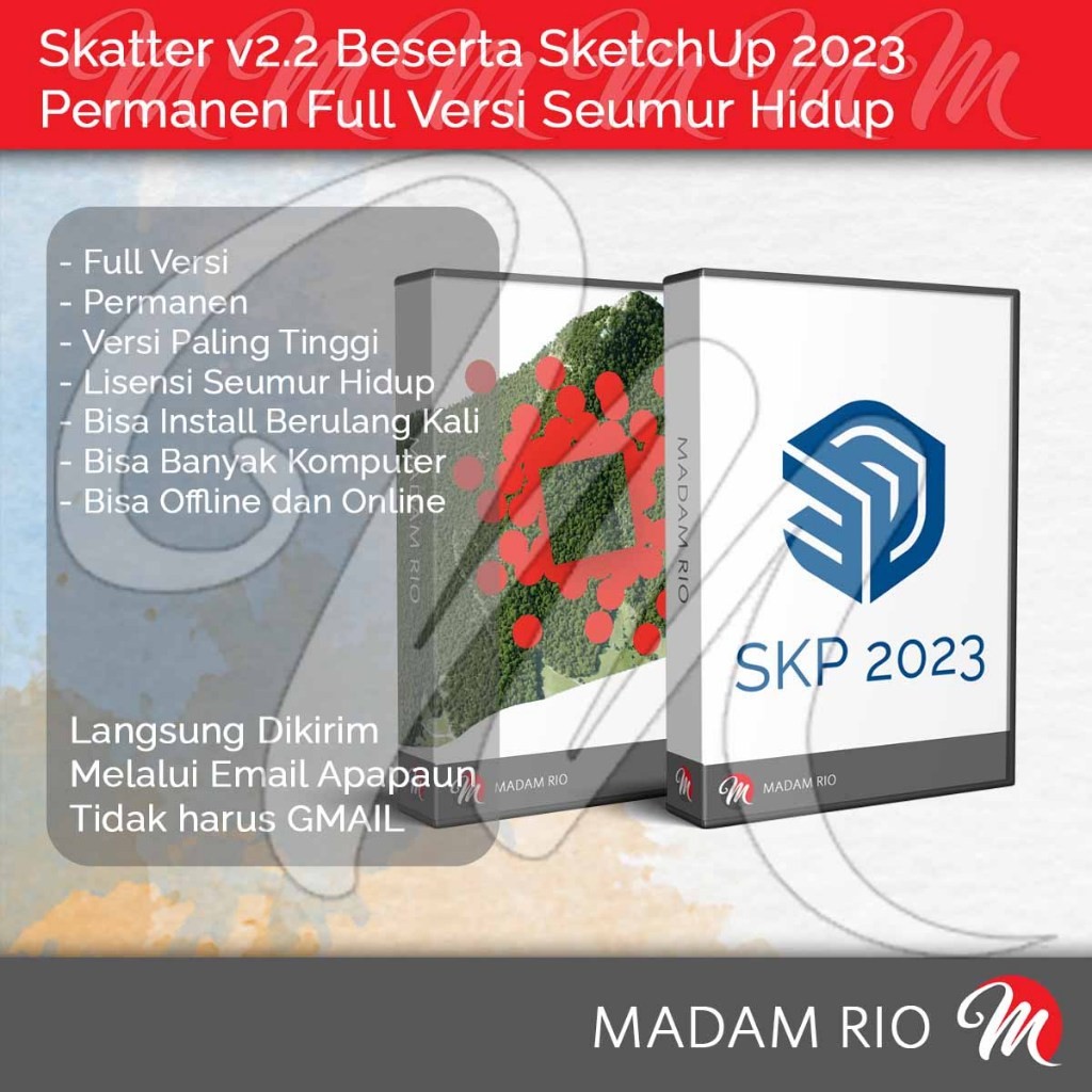 PLUGINS SKATTER 3D SKETCHUP 2023 WIN ARSITEK ARCHITECTURE EXTENSION SKATER PLUGIN