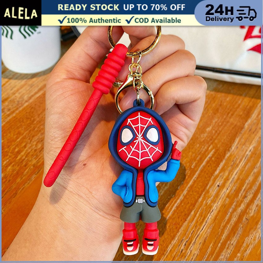 Gantungan Kunci Marvel Series Keychain Figure Mini Spiderman Ironman Captain America