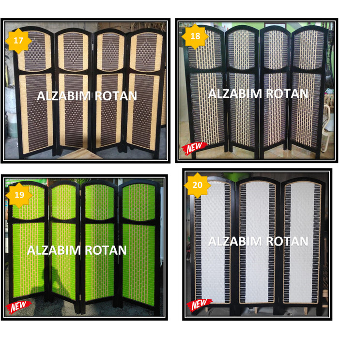Free Ongkir area sby sekat ruangan sketsel partisi rotan sintesis+kayu - SKETSEL CUSTOM, KOTA SBY-SD