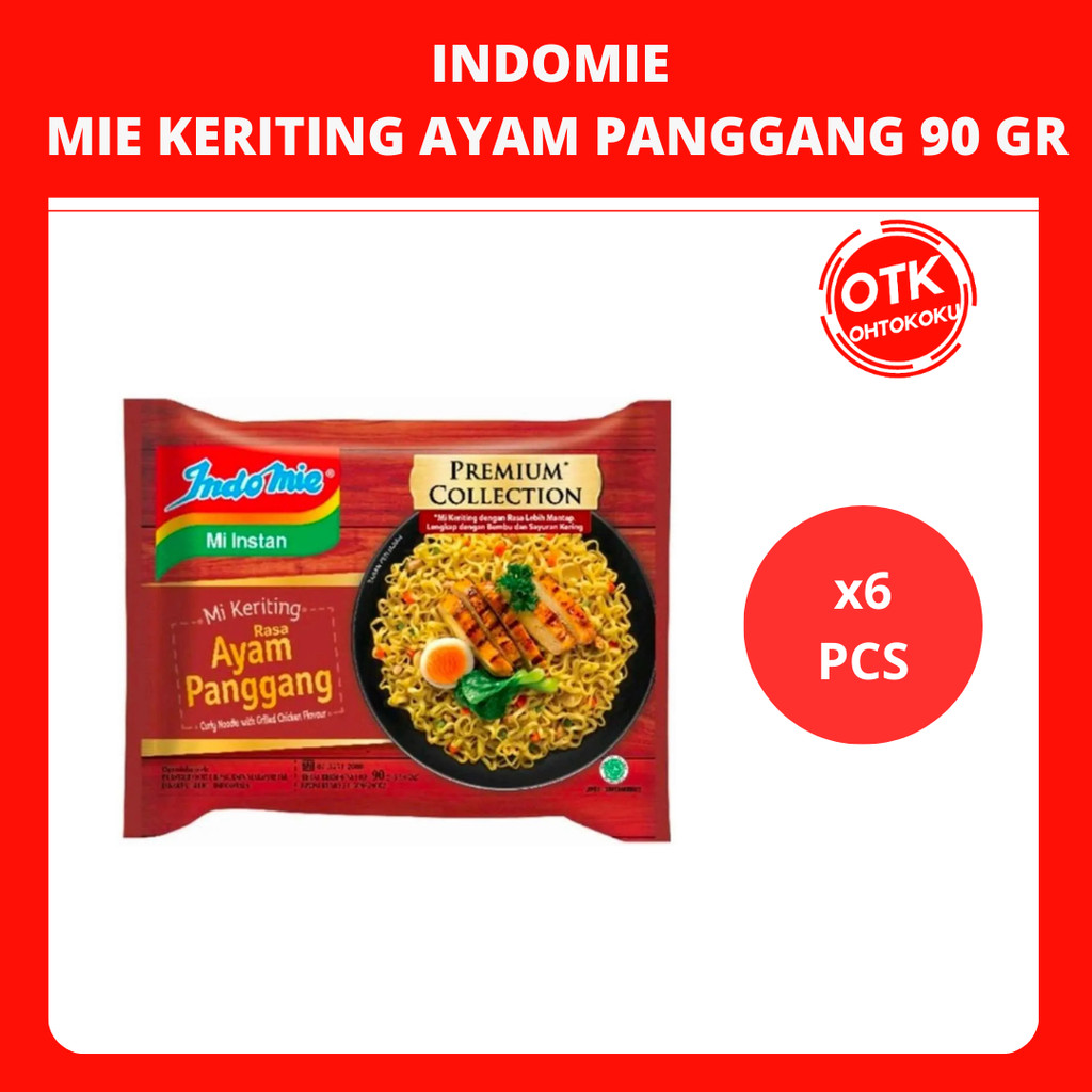 

Indomie Premium Collection Mi Instan Goreng Rasa Ayam Goreng 90 gr x 6 pcs