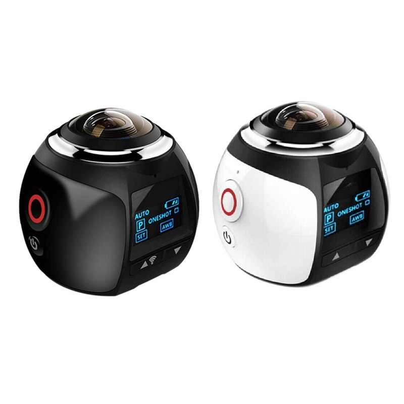 

V1 Panoramic 360 Degree Camera HD 4K Diving Waterproof Sports DV WIFI VR Virtual Reality Camera