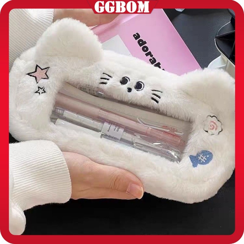 

Ready Stock Kantong Pensil Anjing Mewah Berkapasitas Besar Bernilai Tinggi Jendela Tas Penyimpanan Alat Tulis
