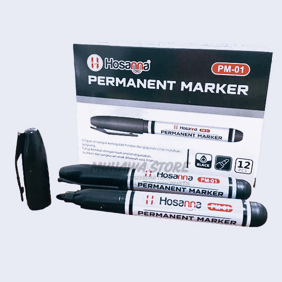 

SPIDOL HOSANNA PERMANENT PM-01 /1 PCS Spidol Hosanna PM-01 Permanent Marker