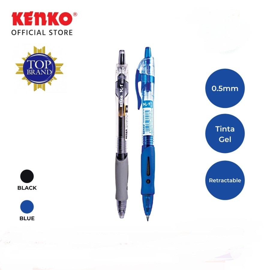 

KENKO GEL PEN K-1 Retractable / 1 LUSIN