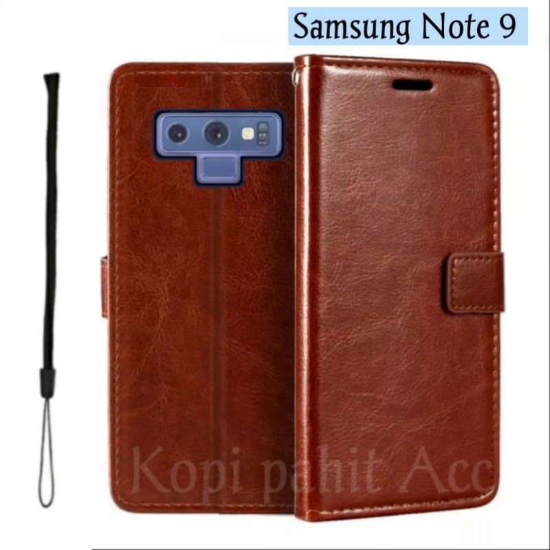 Casing Untuk Hp Samsung Galaxy Note 9 Flip Cover Wallet Sarung Hp Case Dompet Sarung Kulit