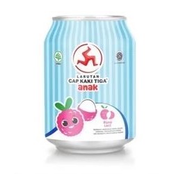 

Larutan Cap Kaki Tiga Anak Rasa Leci Meredakan Panas Dalam (250 ml)