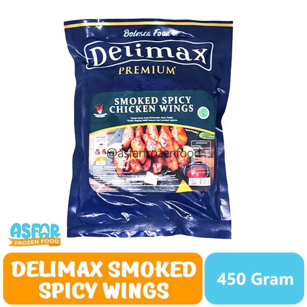 

Delimax Premium Smoked Spicy Chicken Wings 450 Gram Asfar