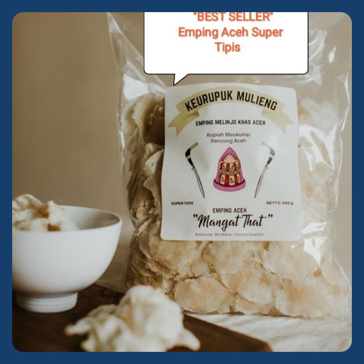 

EMPING GRADE A SUPER TIPIS KHAS ACEH @500 Gram
