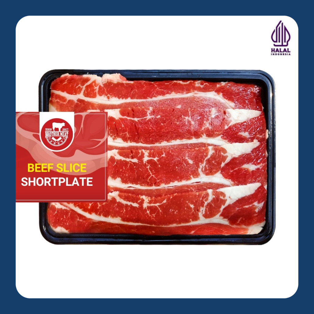

Beef Slice Shortplate Irisan Daging Perut Sapi 500gr - Brothermeatshop