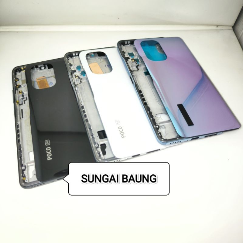KESING HOUSING CASING XIOAMI POCO F3 5G FRAME + BACKDOOR