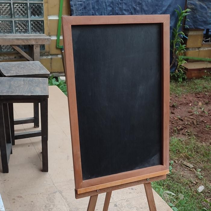 

papan tulis kapur blackboard standing papan nama kafe ukuran 40 x 60 - stand 110