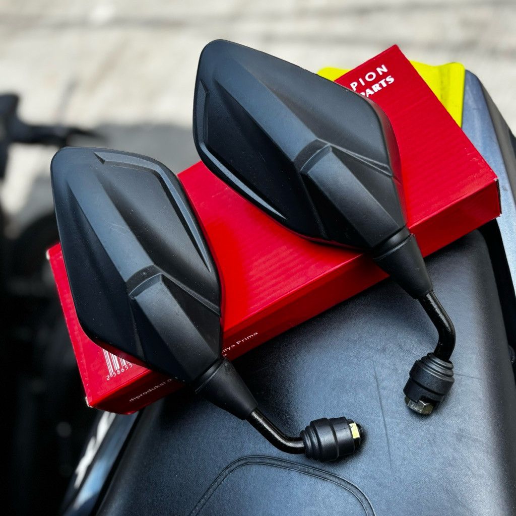 Spion Motor Vario 160 Gagang 11cm Hitam Spion Model Vario 160 Tangkai 11cm Hitam Sepion Honda Vario 