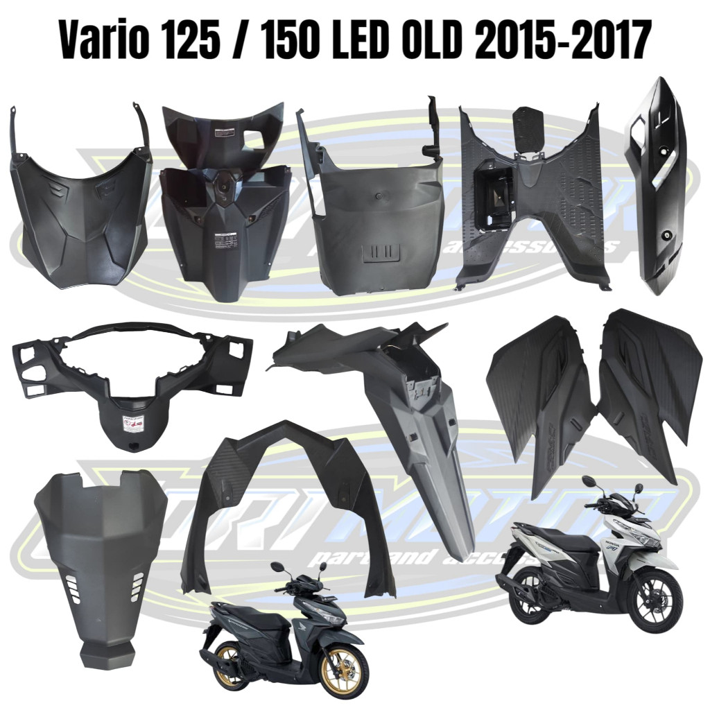 TERMURAH  Cover Body Full Kasar Set Honda Vario 125 150 LED Old Vario 125 150 Lama 2015 2016 2017