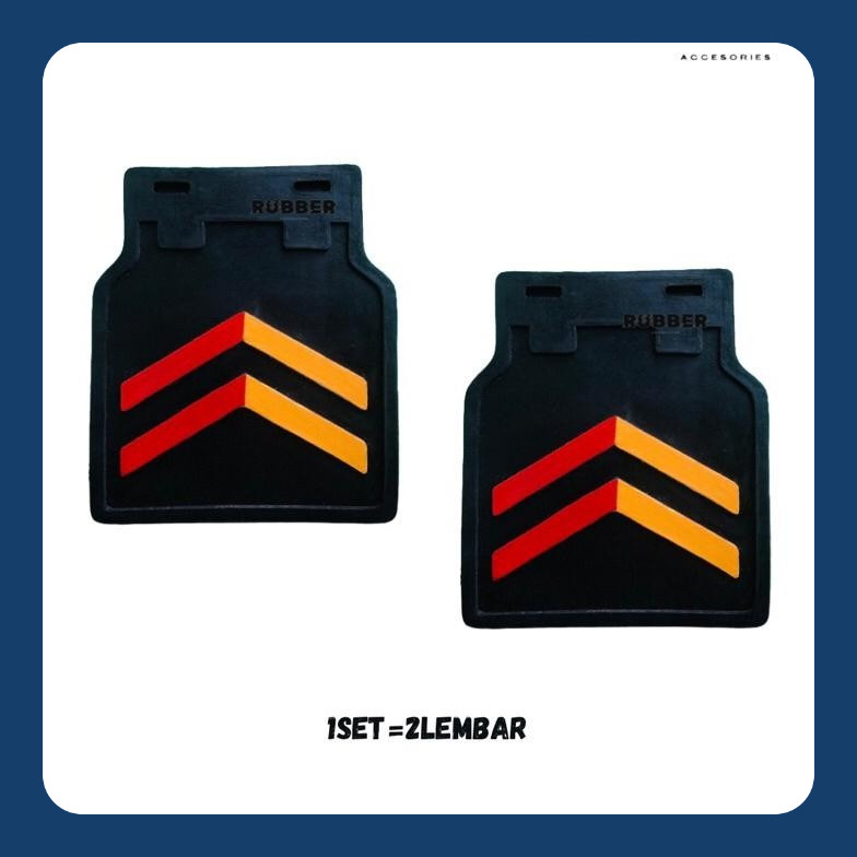 Cuci Gudang 1Set Sepasang Karpet Lumpur Mobil  Pick Up Tebal Depan Belakang Karpet Lumpur L300 T120 