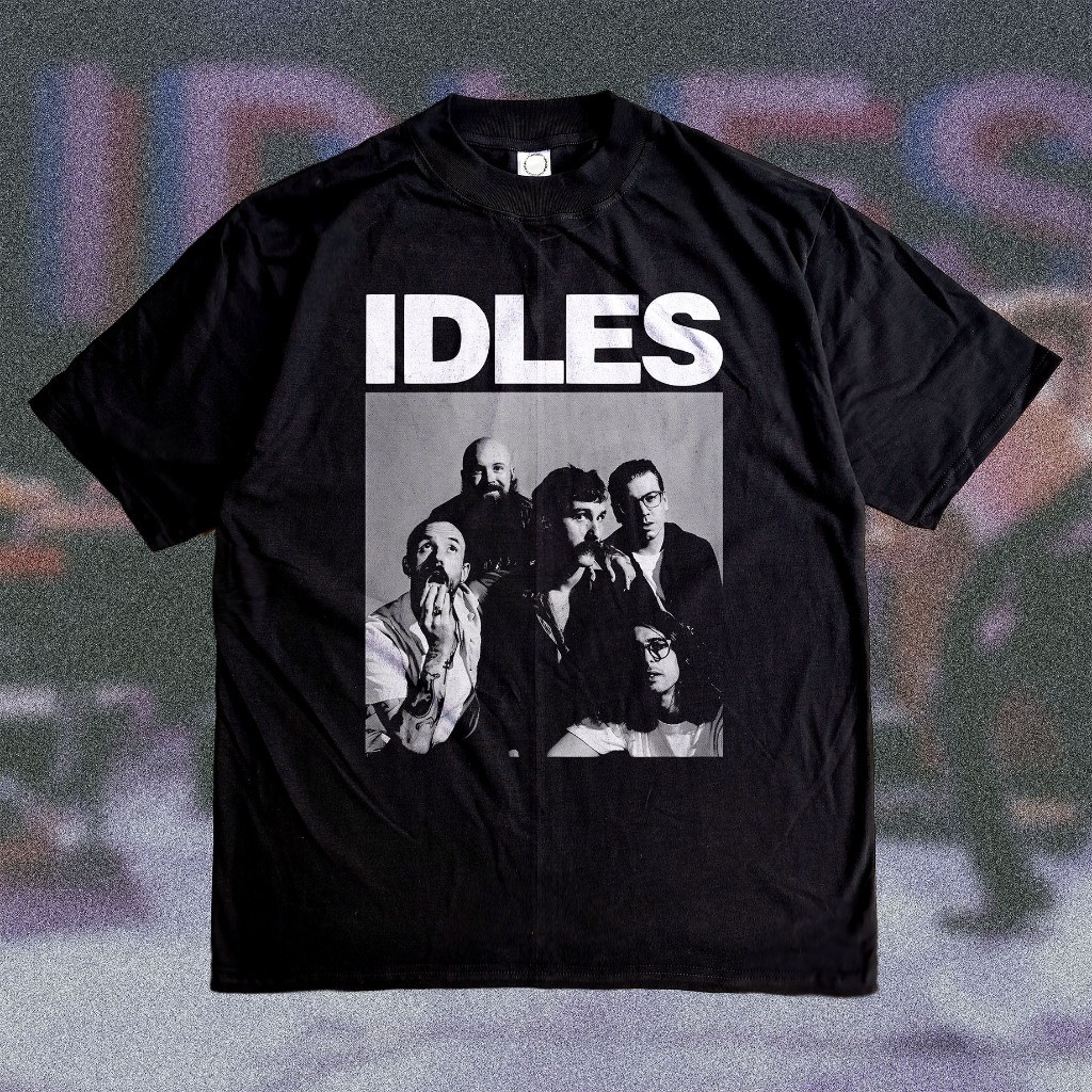 IDLES Heavyweight 16s - Kaos Band Merch IDLES heavy Cotton Combed 24s